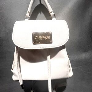 Bebe backpack, white, normal wear!